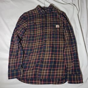 Vans Off The Wall Long Sleeve Button-Down Shirt